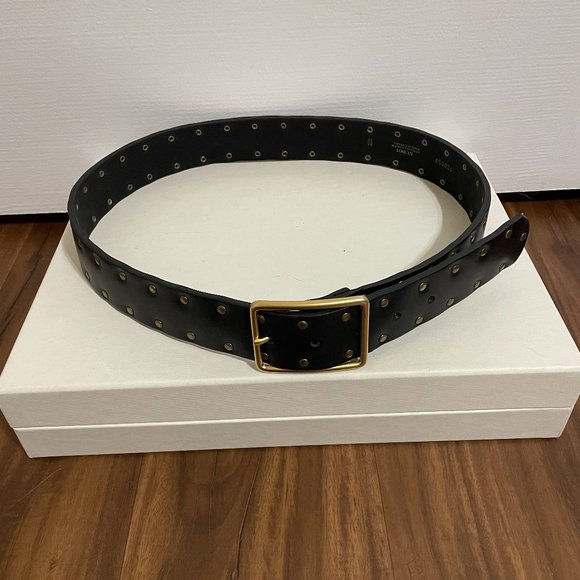 Kudos Black Leather Belt US 32 - Picture 2 of 5